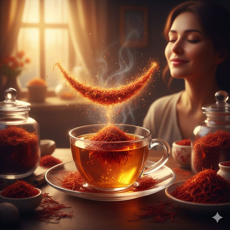 چرا زعفران باعث خنده می‌شود؟